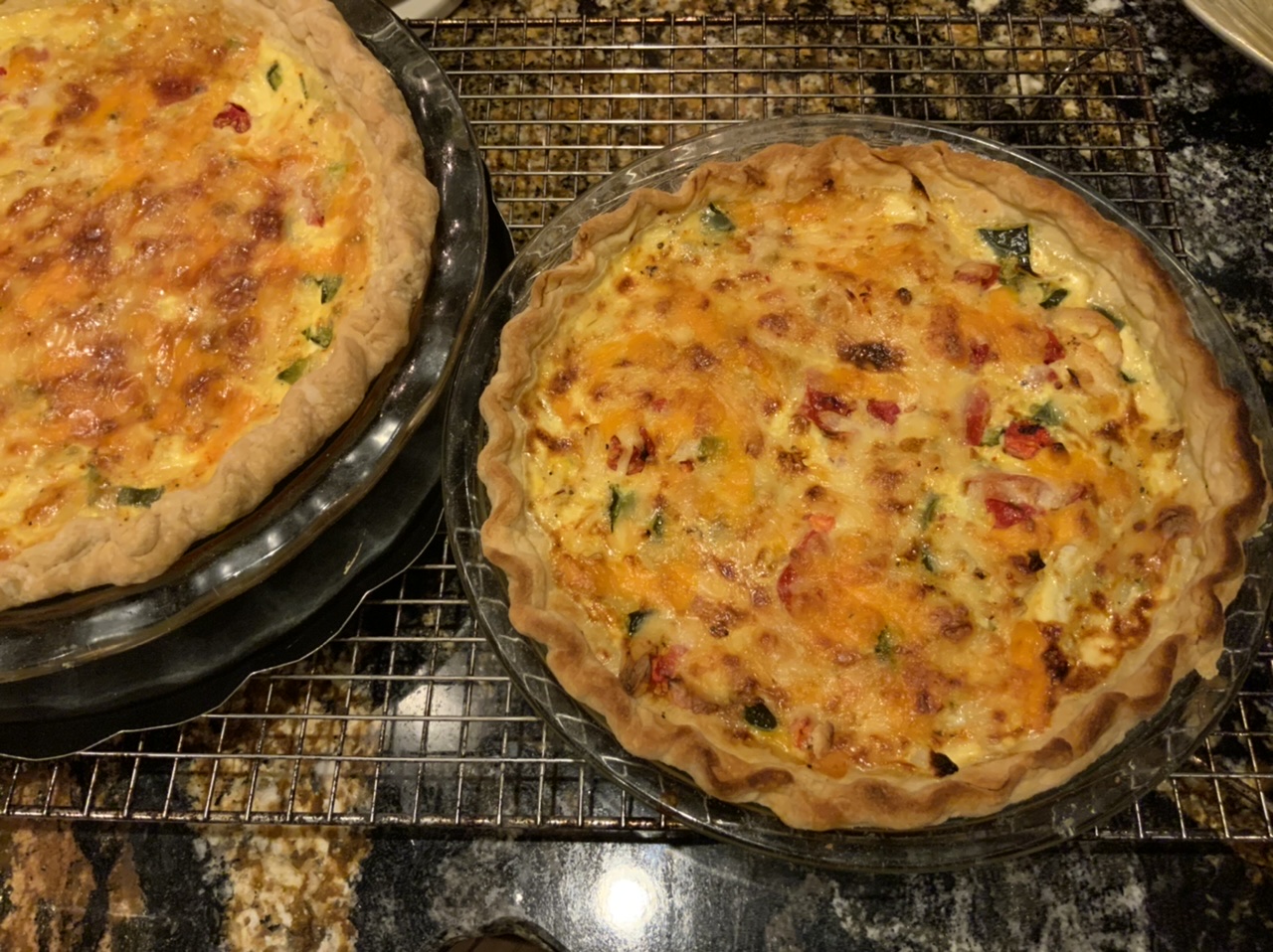 Mexican Chicken Quiche - Treks & Bites