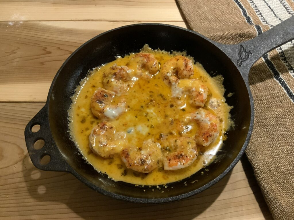 Treks Spicy Grilled Diavola Shrimp with Blue Cheese and Bacon 1 Treks IMG 1606
