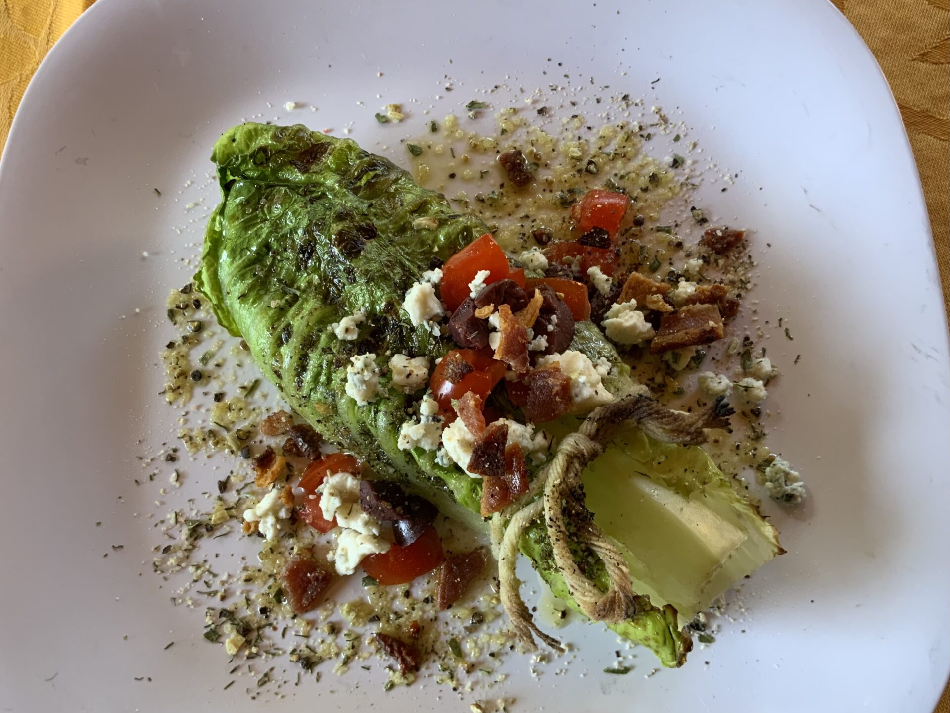 Grilled Baby Romaine Lettuce Wraps
